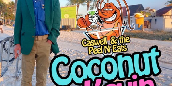“Coconut Kevin” is the first release by Caswell & The Peel N’ Eats to hit the airwaves!