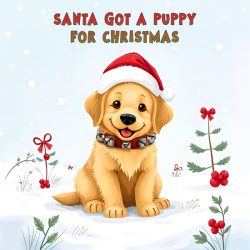 The Man-Santa-Puppy cover