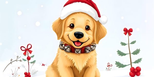 Santa Got A Puppy For Christmas